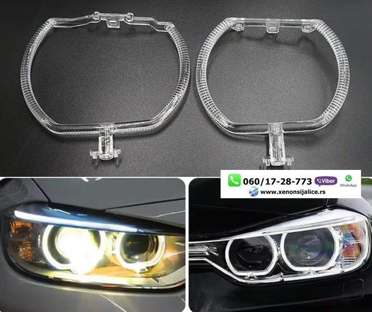 LED DNEVNO SVETLO FABRICKI MODEL U FARU LED PRSTENOVI BMW 3 F30