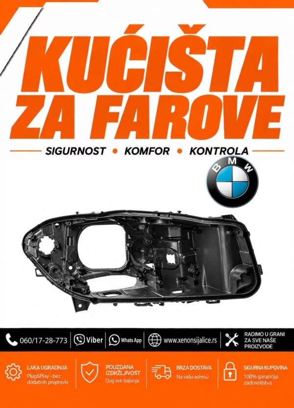 KUCISTE FARA BMW 5 F10 14-17 XENON