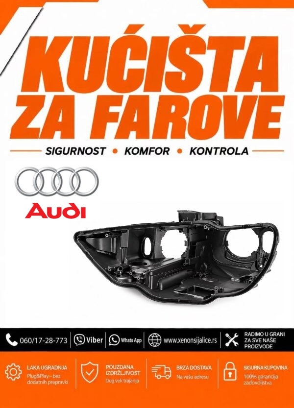 KUCISTE FARA AUDI A3 12-16 XENON
