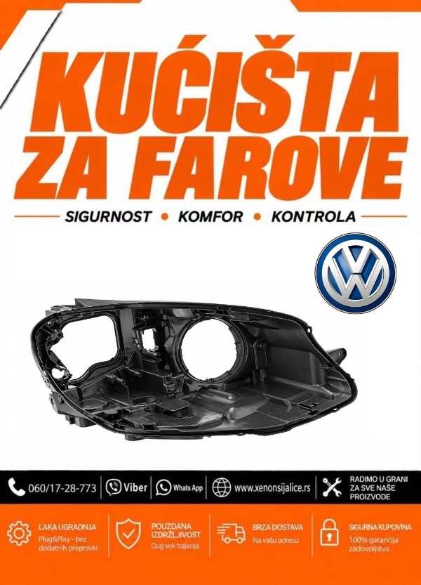 KUCISTE FARA VW GOLF 7 13-17 XENON