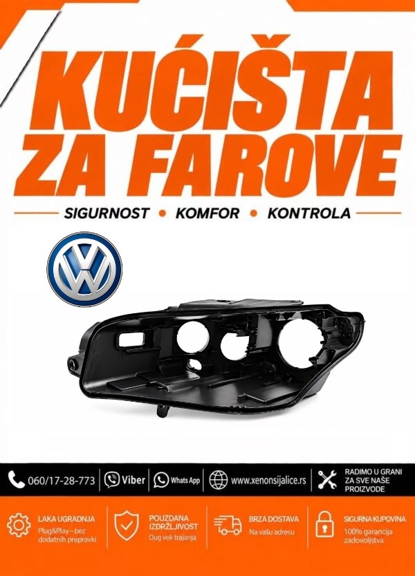 KUCISTE FARA VW PASSAT CC 08-13 XENON