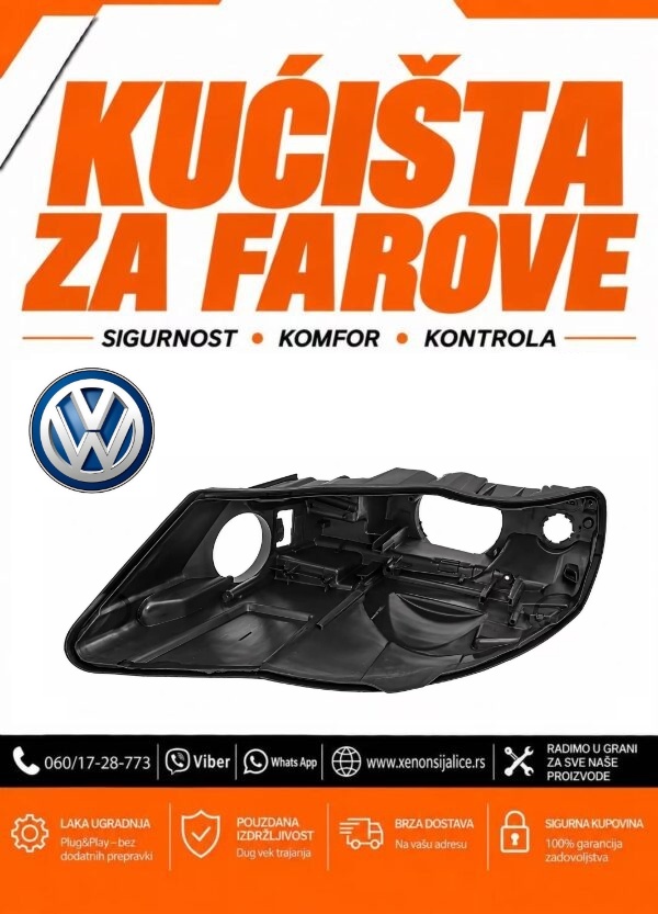 KUCISTE FARA VW TOUAREG 07-11 XENON
