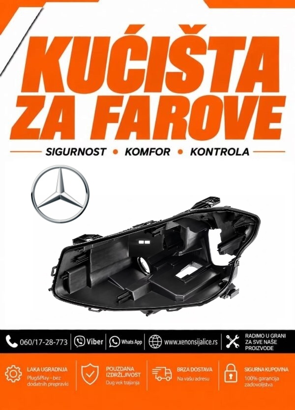 KUCISTE FARA MERCEDES A KLASA W176 15-18 LED