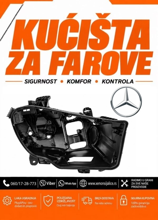 KUCISTE FARA MERCEDES E KLASA W214 23-26 LED