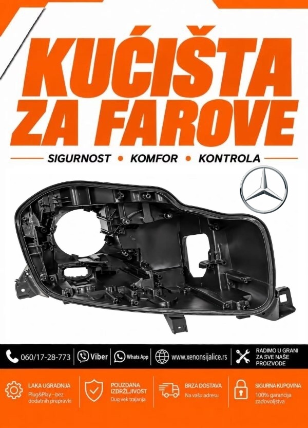KUCISTE FARA MERCEDES GL X166 12-16 XENON
