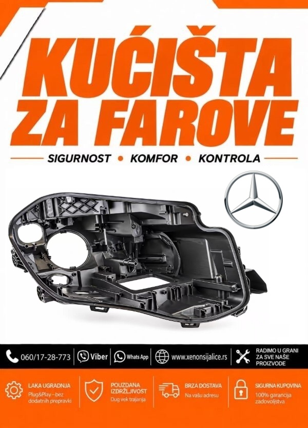 KUCISTE FARA MERCEDES GLS X166 15-19 LED