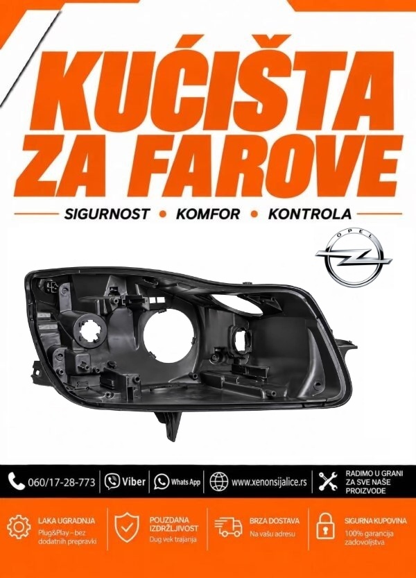 KUCISTE FARA OPEL INSIGNIA 08-13 XENON