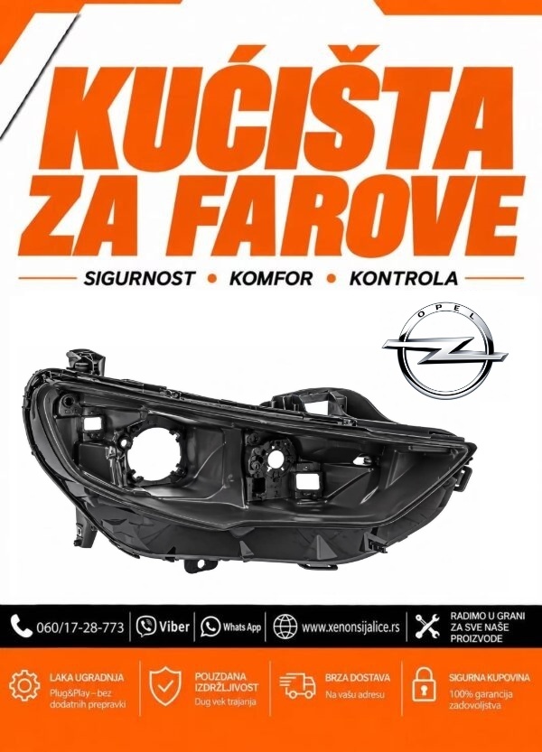 KUCISTE FARA OPEL INSIGNIA 17-20 LED