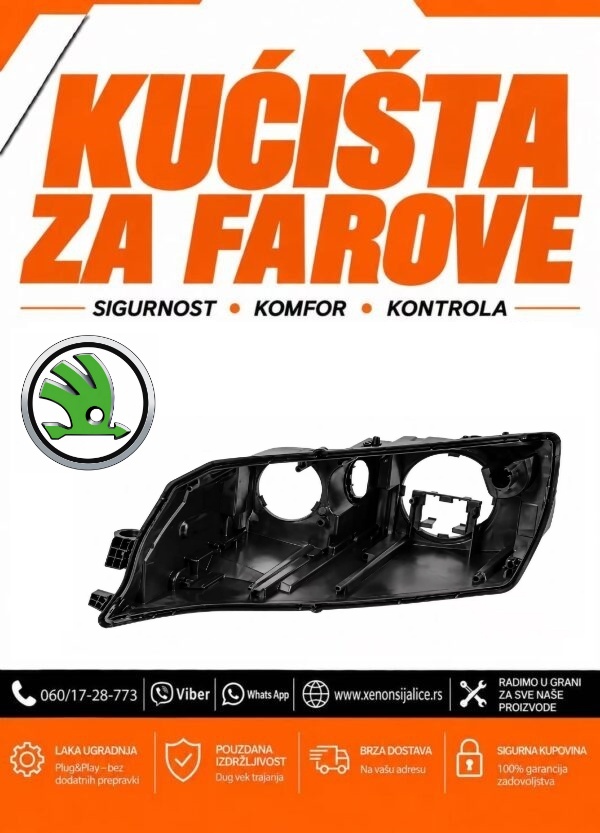 KUCISTE FARA SKODA OCTAVIA 16-20 XENON