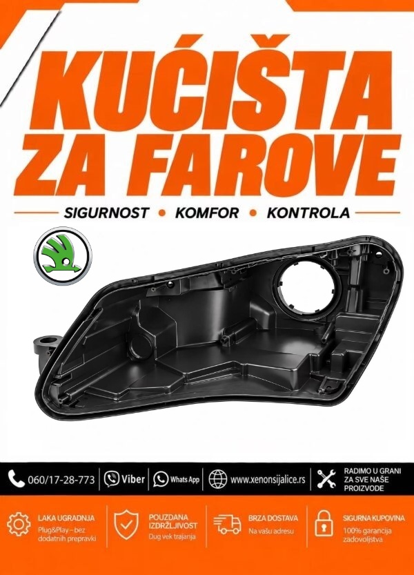 KUCISTE FARA SKODA SUPERB 19-24 LED
