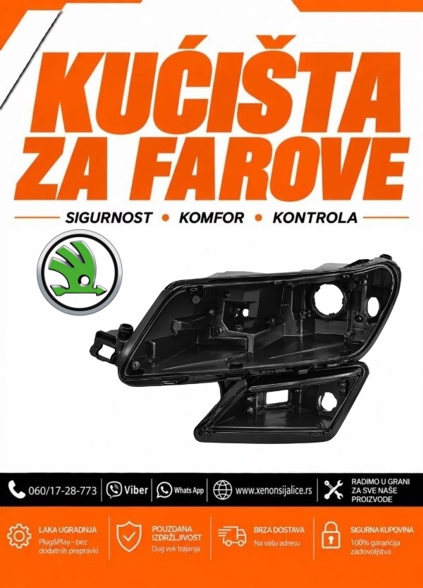KUCISTE FARA SKODA KODIAQ 21-24 LED