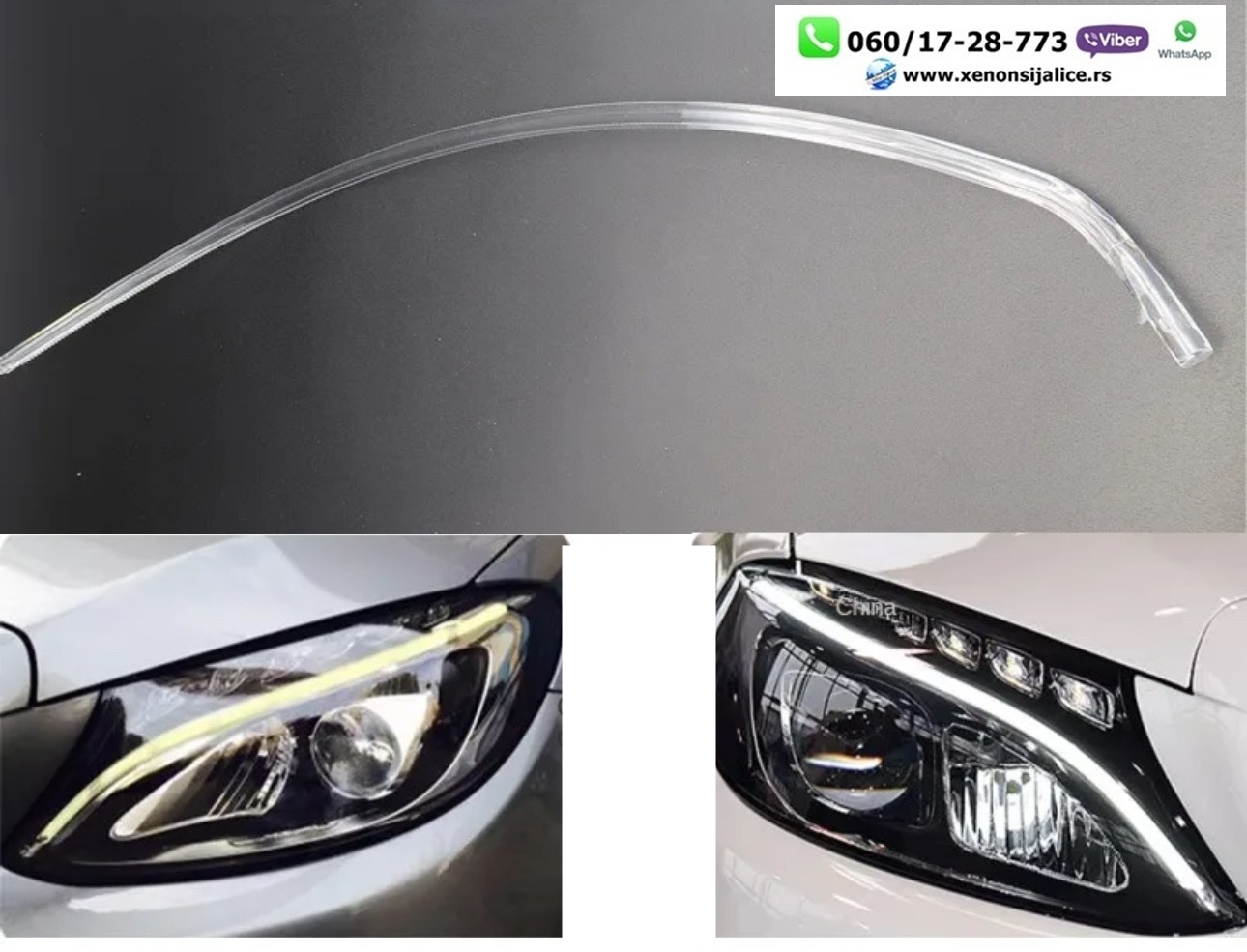 LED DNEVNO SVETLO FABRICKI MODEL U FARU MERCEDES C KLASA W205 15-17