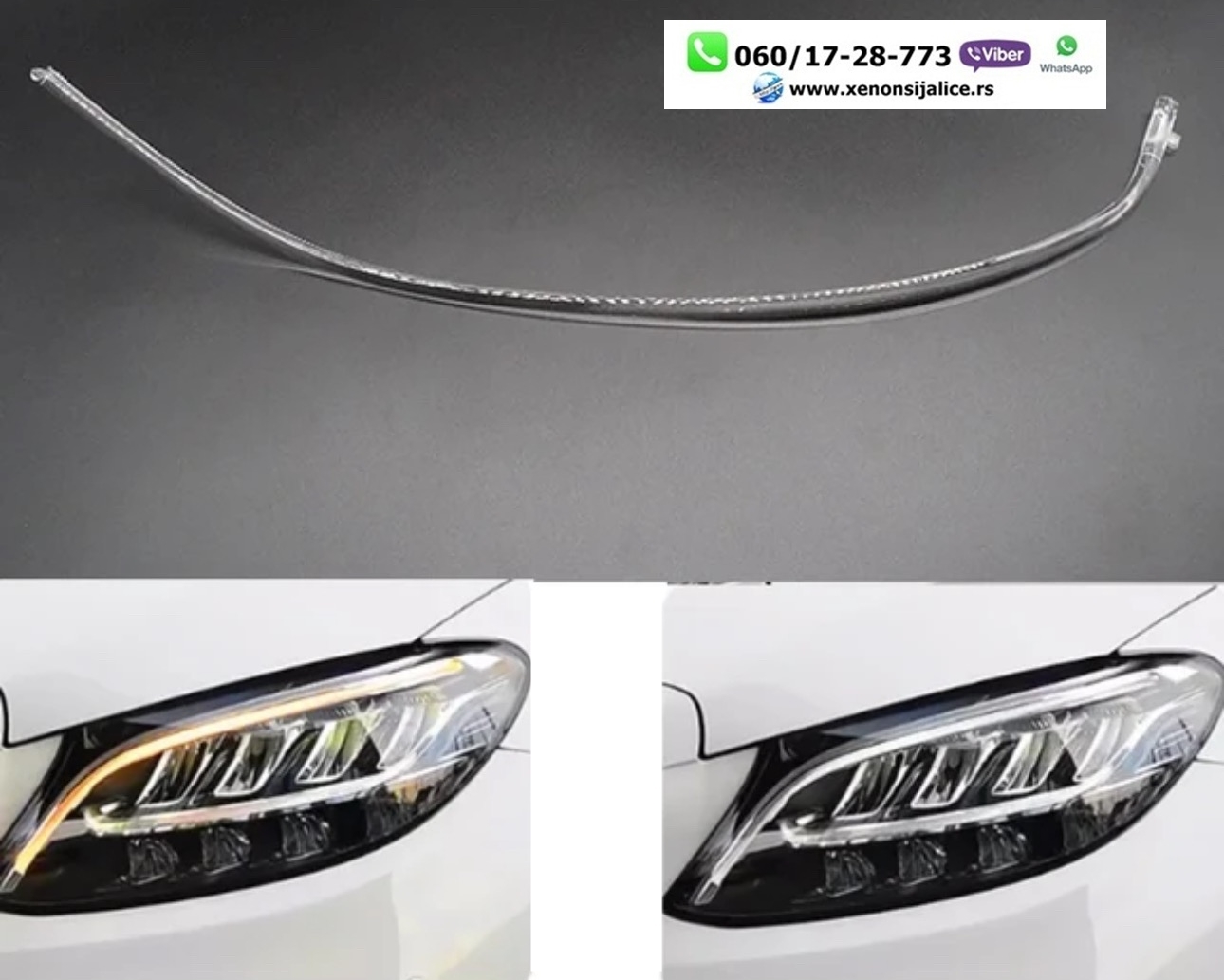 LED DNEVNO SVETLO FABRICKI MODEL U FARU MERCEDES C KLASA W205 18-21