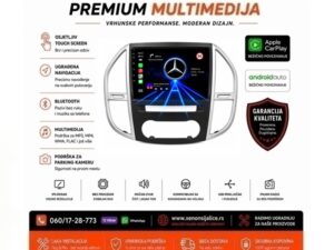MERCEDES VITO MULTIMEDIJA ANDROID,CAR PLAY NAVIGACIJA TOUCH SCREEN 10 INCA