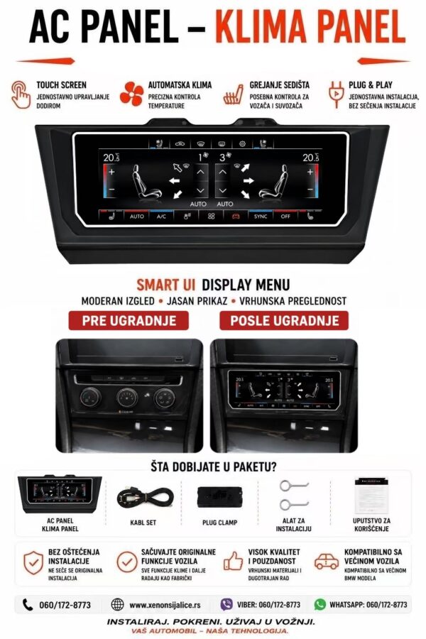 AC KLIMA PANEL VW GOLF 7