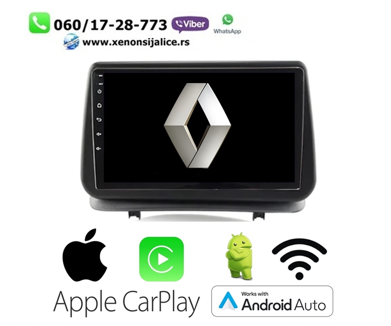 RENAULT CLIO MULTIMEDIJA ANDROID,CAR PLAY NAVIGACIJA TOUCH SCREEN 10 INCA