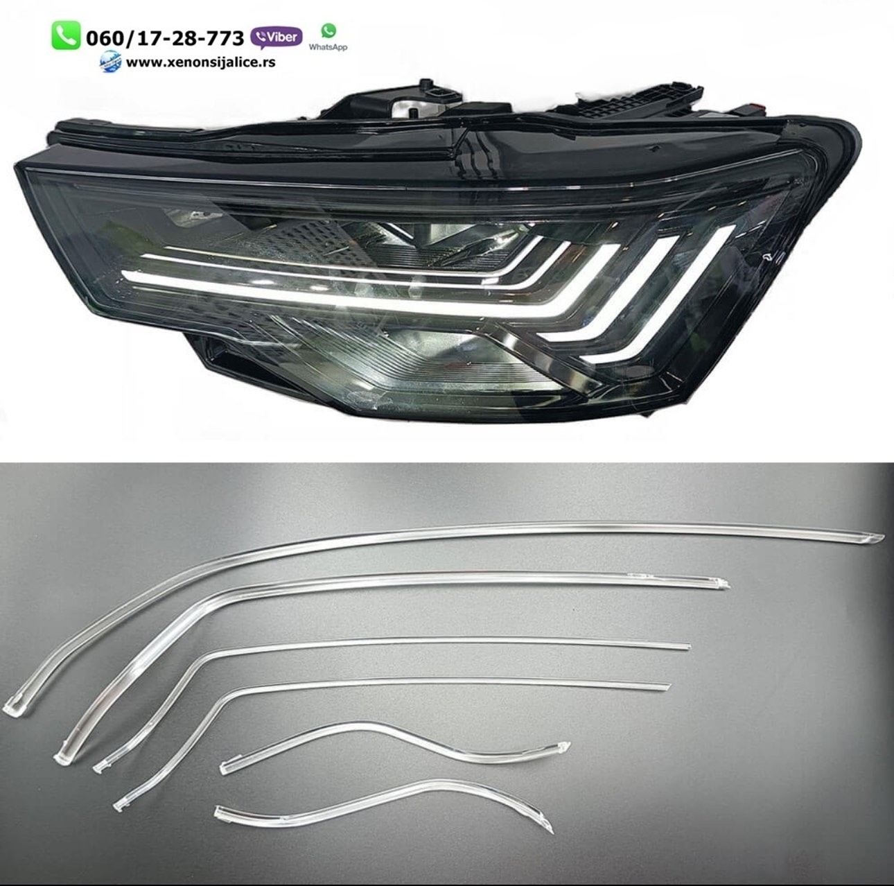 LED DNEVNO SVETLO FABRICKI MODEL U FARU AUDI A6 C8 MATRIX