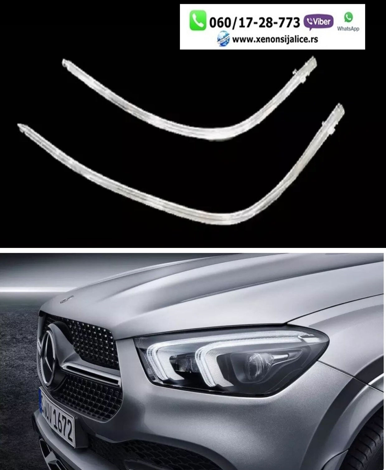 LED DNEVNO SVETLO FABRICKI MODEL U FARU MERCEDES GLE W167 16-19