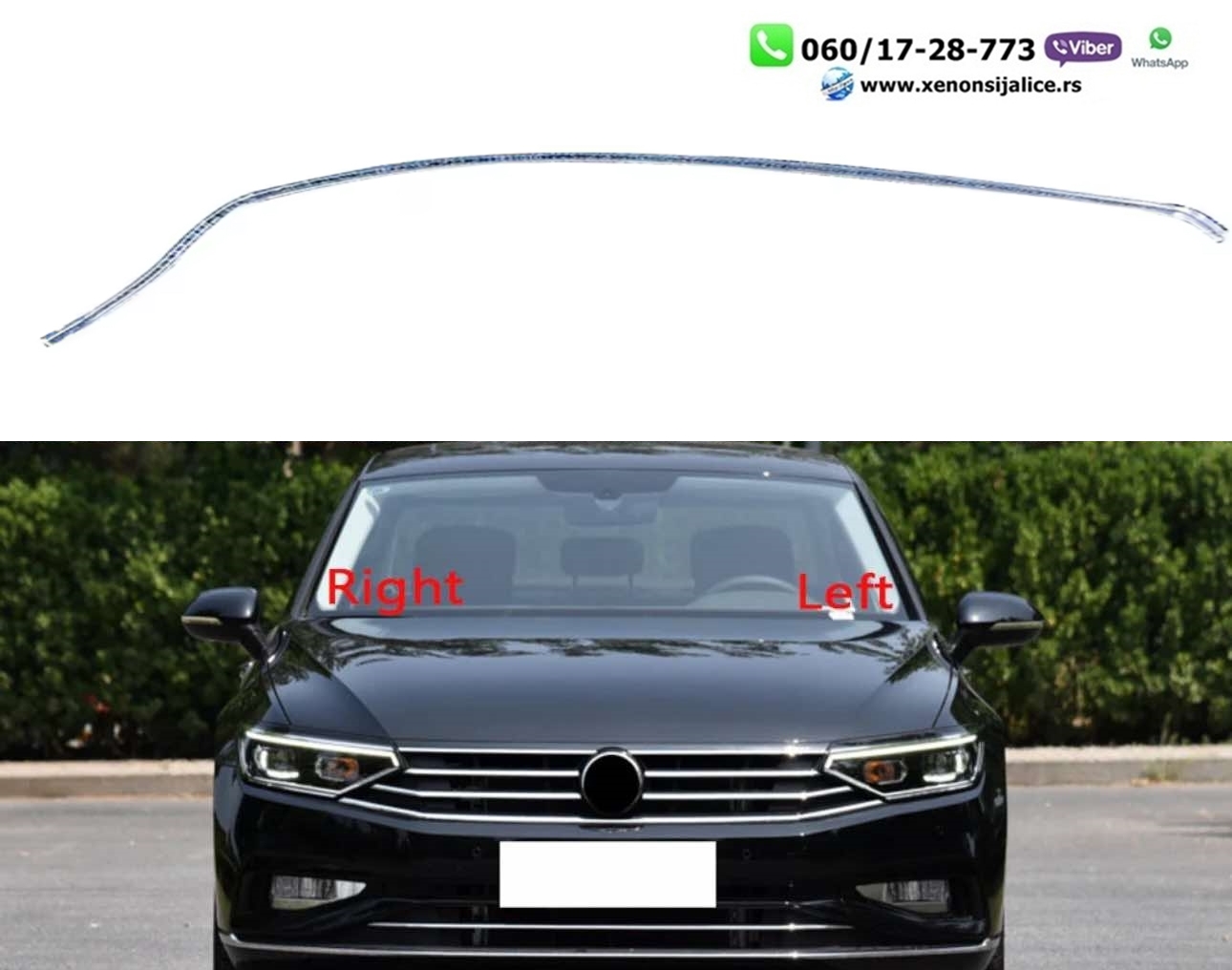 LED DNEVNO SVETLO FABRICKI MODEL U FARU VW PASSAT B8 20-22