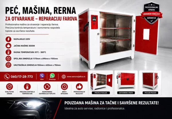 PEC,MASINA,RERNA ZA OTVARANJE-REPARACIJU FAROVA