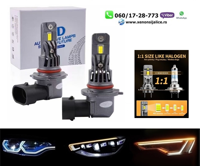 HB3 9005 LED SIJALICE PRO 6000 LUMENA CAN BUS 12V-24V