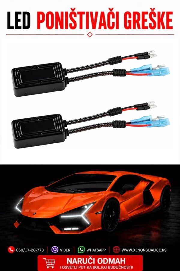LED PONISTIVACI GRESKE MODEL H7