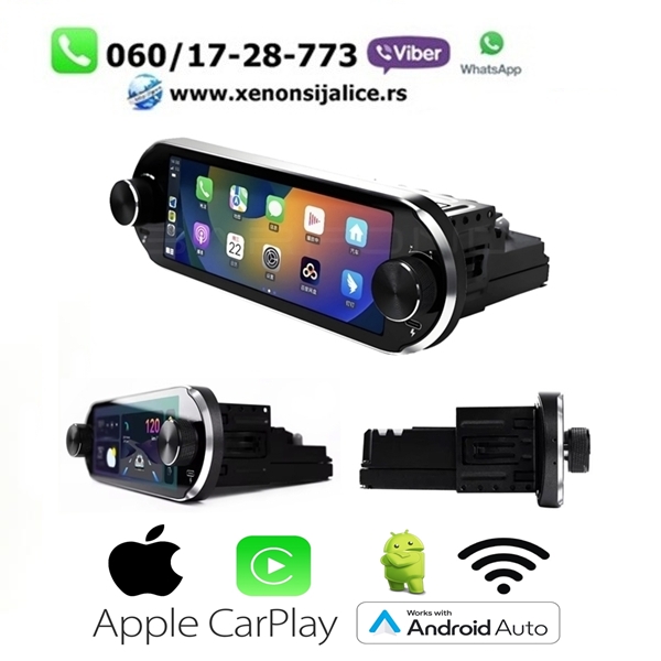 UNIVERZALNA 1 DIN MULTIMEDIJA ANDROID,CAR PLAY NAVIGACIJA TOUCH SCREEN 7 INCA