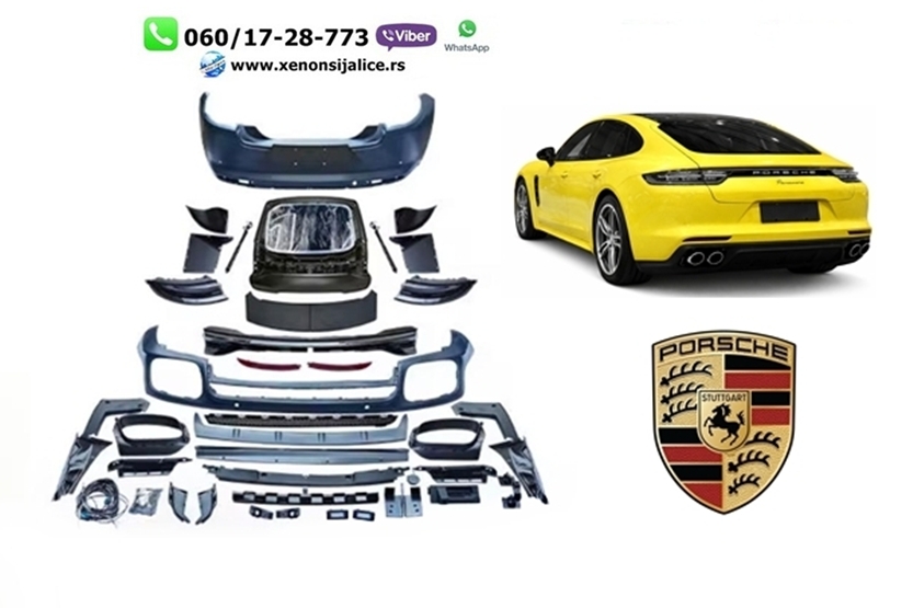 PORSCHE PANAMERA ZADNJI BODY KIT GEPEK I STOP SVETLO KONVERZIJA 10-17