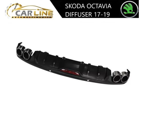 SKODA OCTAVIA A7 17-19 ZADNJI DIFUZOR