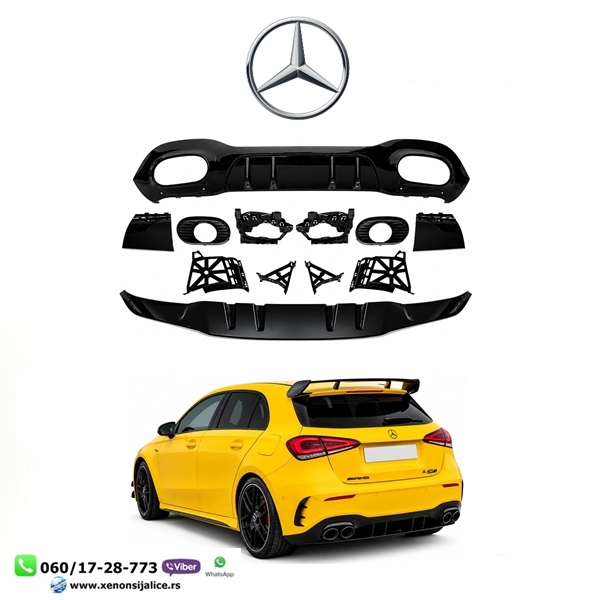 MERCEDES A KLASA W177 19-24 DIFUZOR AMG