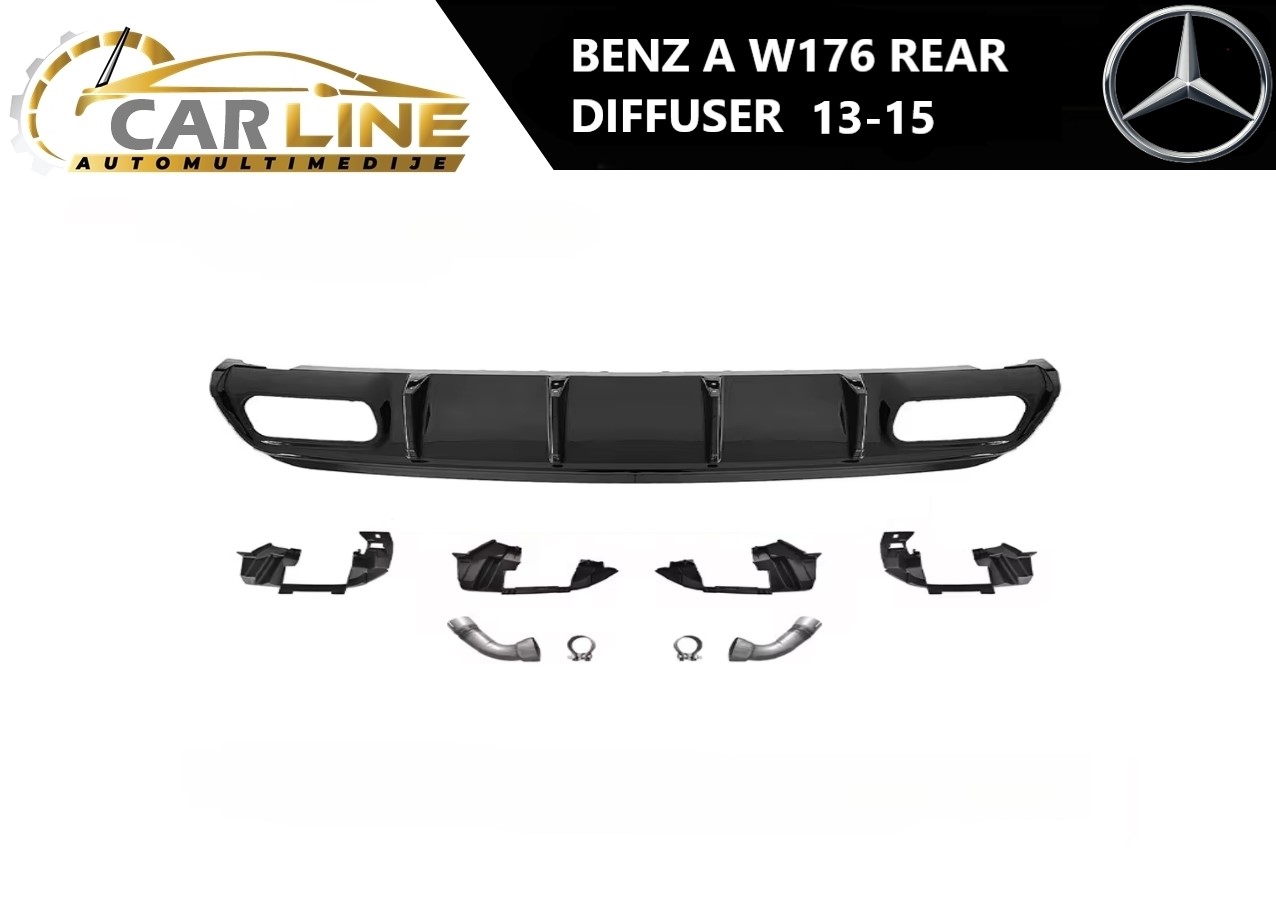 MERCEDES A W176 ZADNJI DIFUZOR 13-15