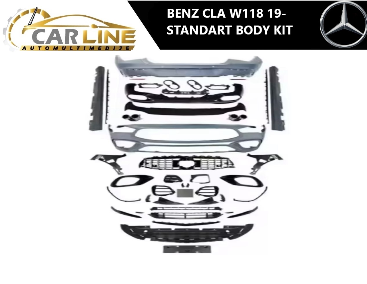 MERCEDES CLA W118 STANDARD BODY KIT 19-