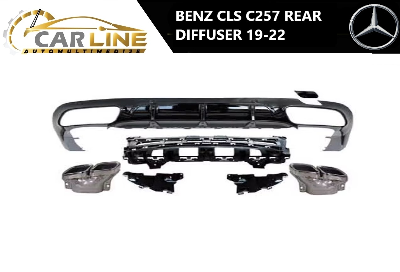 MERCEDES CLS C257 ZADNJI DIFUZOR 19-22