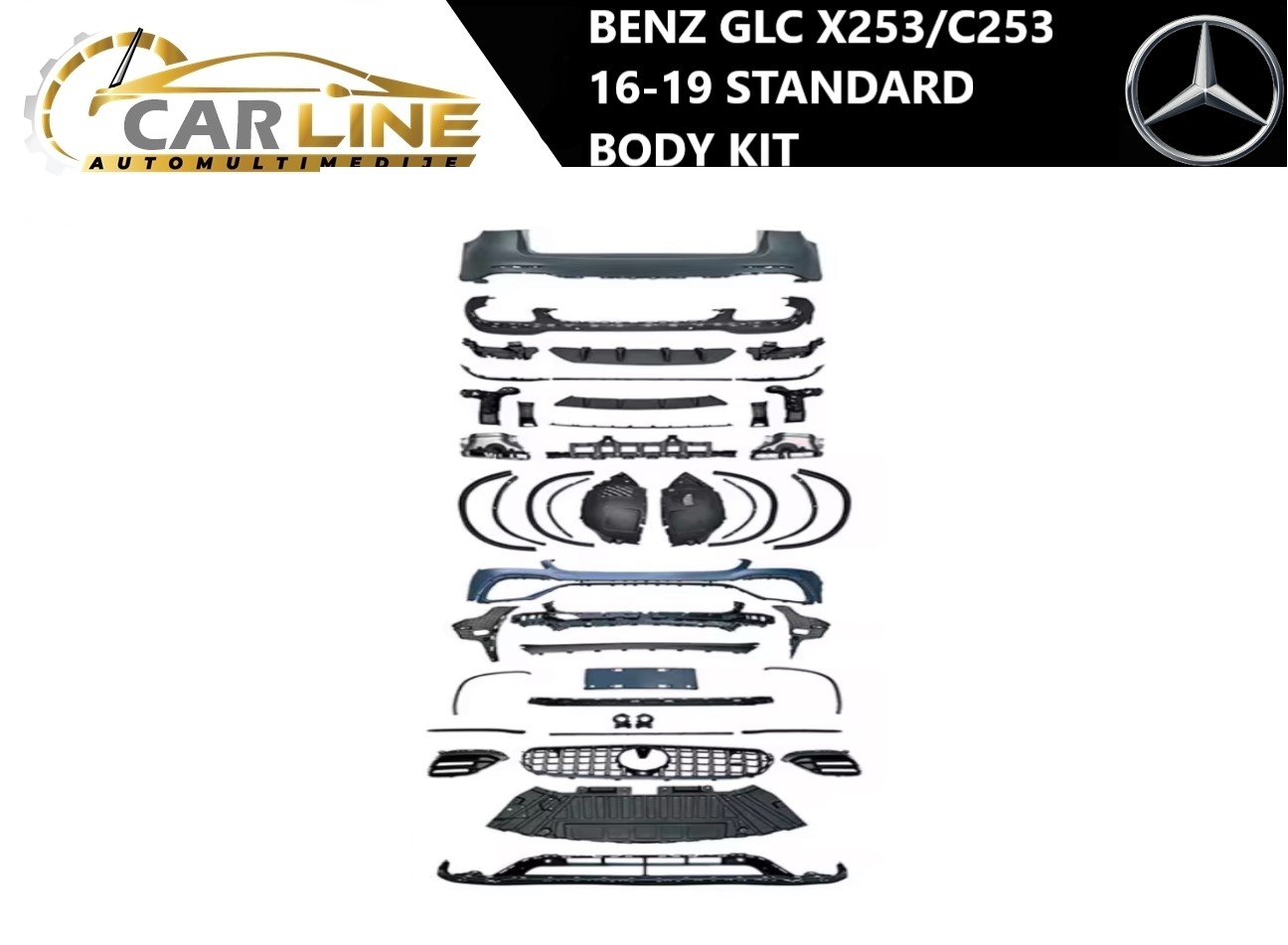 MERCEDES GLC  X253/C253 BODY KIT 16-19