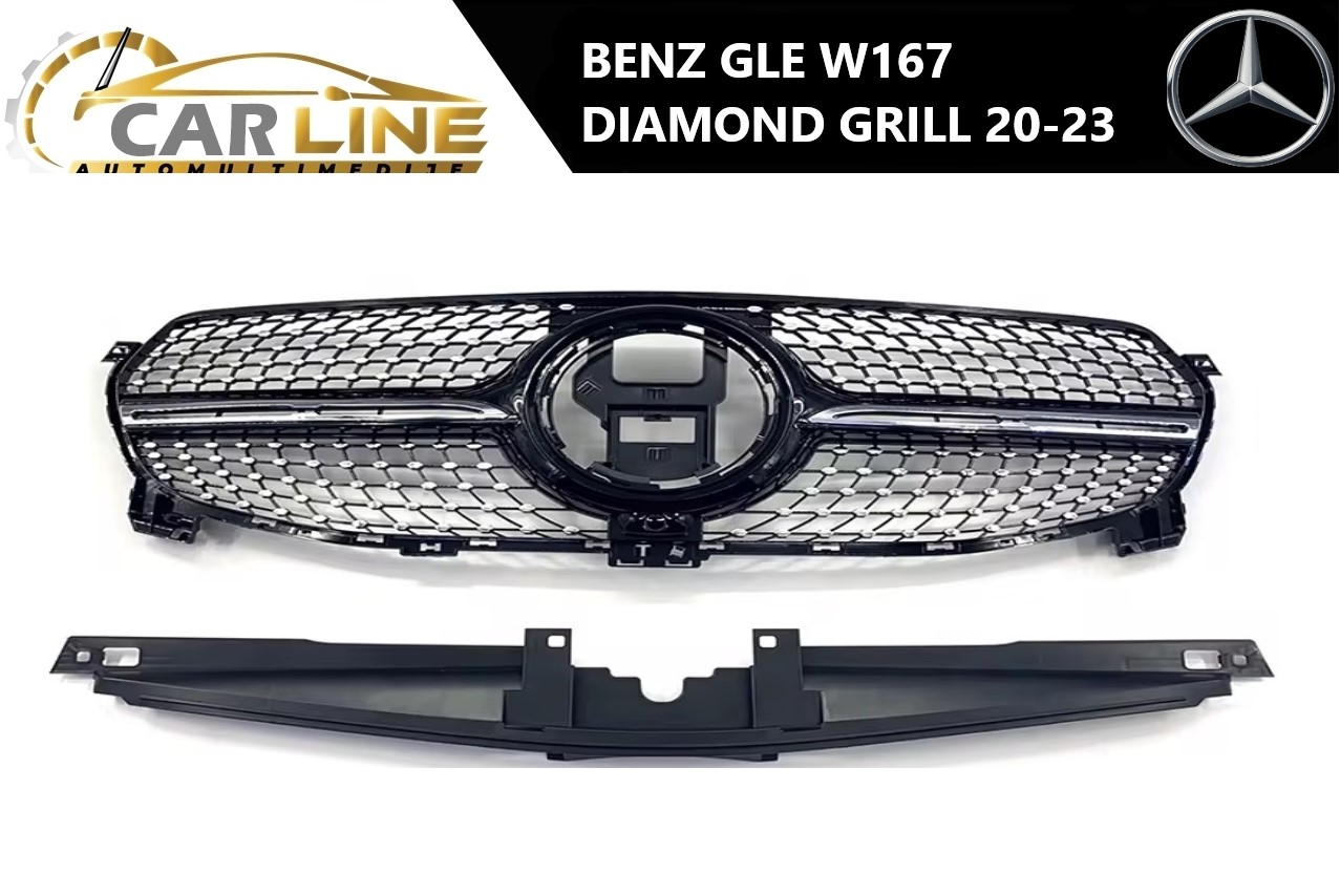 MERCEDES GLE W167 DIAMOND PREDNJI GRILL 20-23