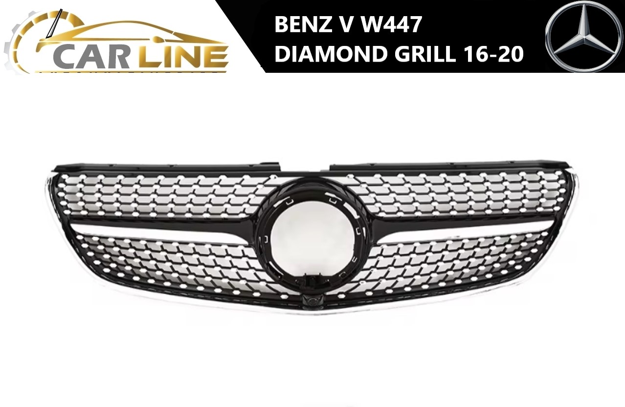 MERCEDES V W447 DIAMOND PREDNJI GRILL 16-20