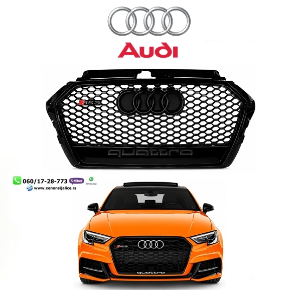 AUDI A3 16-19 MASKA S LINE RS