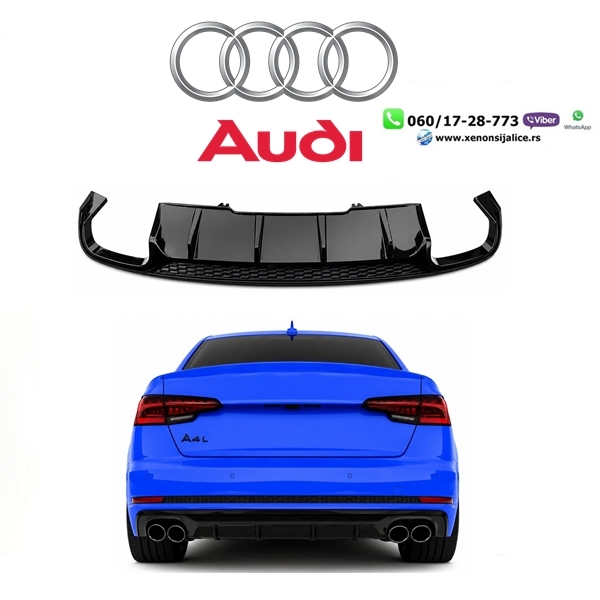 AUDI A4 16-20 DIFUZOR S LINE RS