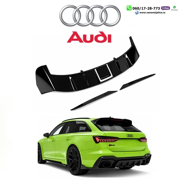AUDI A6 18-24 SPOJLER S LINE RS