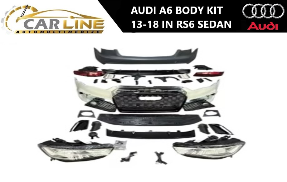 AUDI A6 BODY KIT RS6 SEDAN 13-18