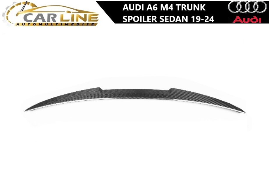 AUDI A6 SEDAN M4 SPOILER 19-24