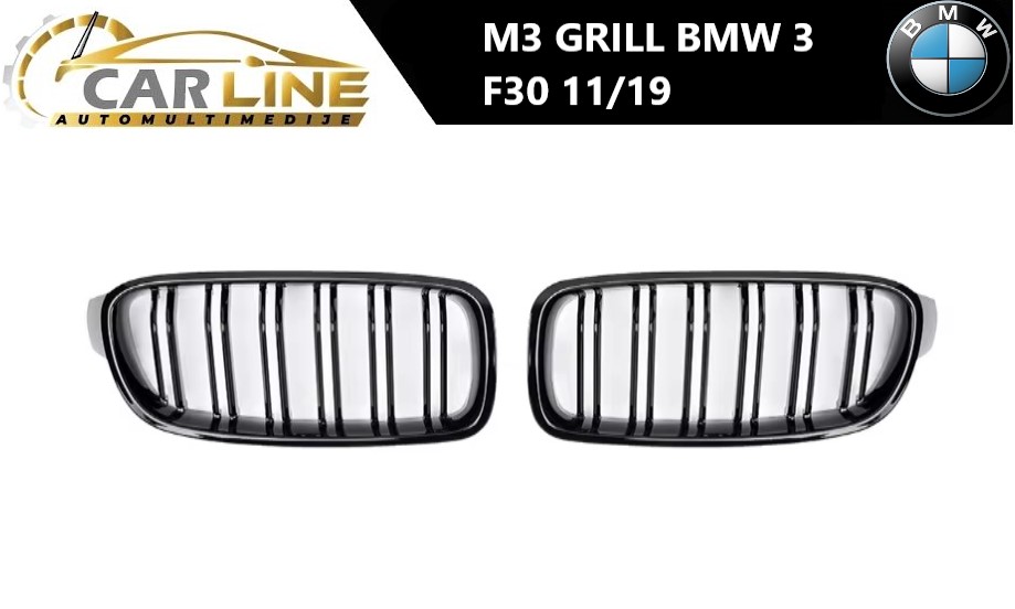 BMW 3 F30 M3 PREDNJI GRILL 11-19