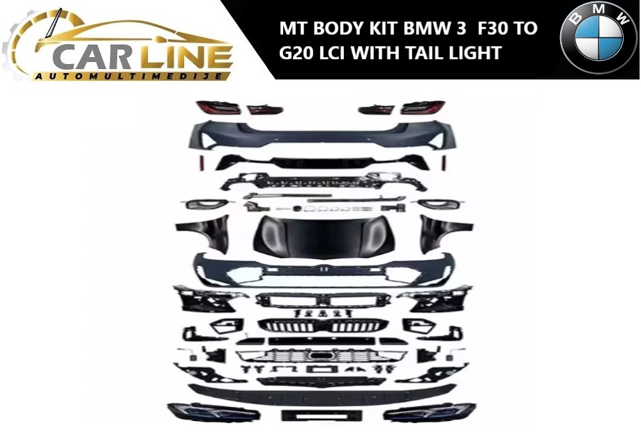 BMW 3 F30 U G20 LCI MT SA STOP SVETLIMA BODY KIT