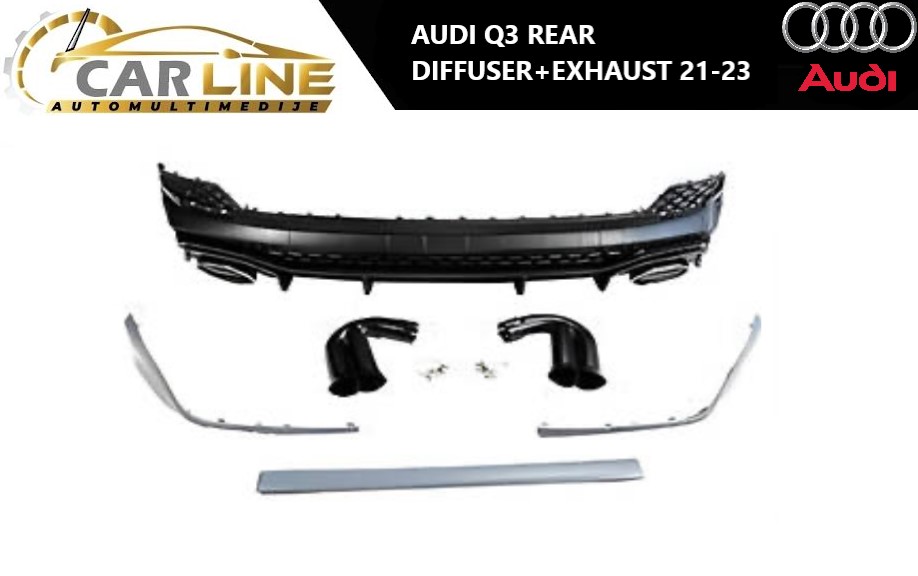 AUDI Q3 ZADNJI DIFUZOR SA AUSPUHOM 21-23 V2
