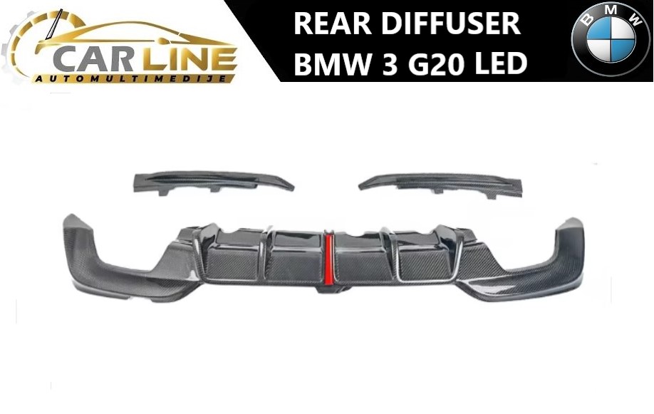 BMW 3 G20 ZADNJI DIFUZOR LED