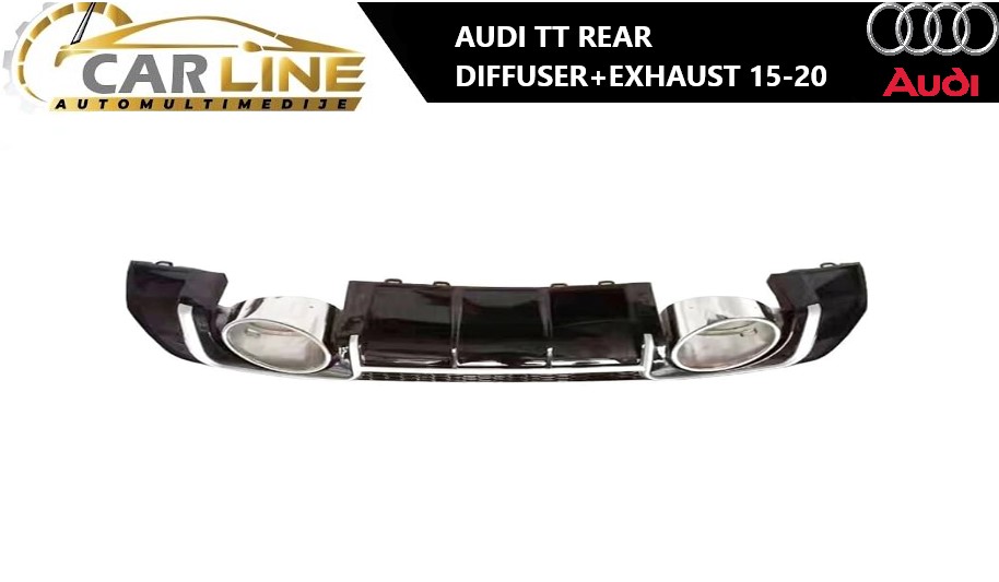 AUDI TT ZADNJI DIFUZOR SA AUSPUHOM 15-20