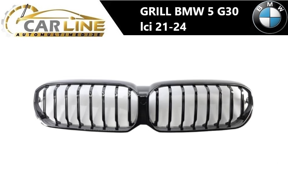 BMW 5 G30 LCI PREDNJI GRILL 21-24