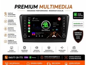 SKODA RAPID MULTIMEDIJA ANDROID,CAR PLAY NAVIGACIJA TOUCH SCREEN 10 INCA