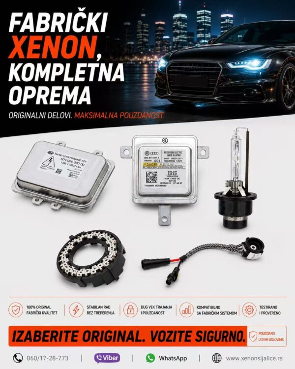 FABRICKI XENON-KOMPLETNA OPREMA