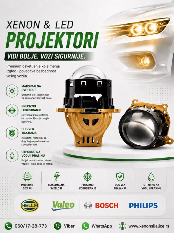 XENON I LED PROJEKTORI